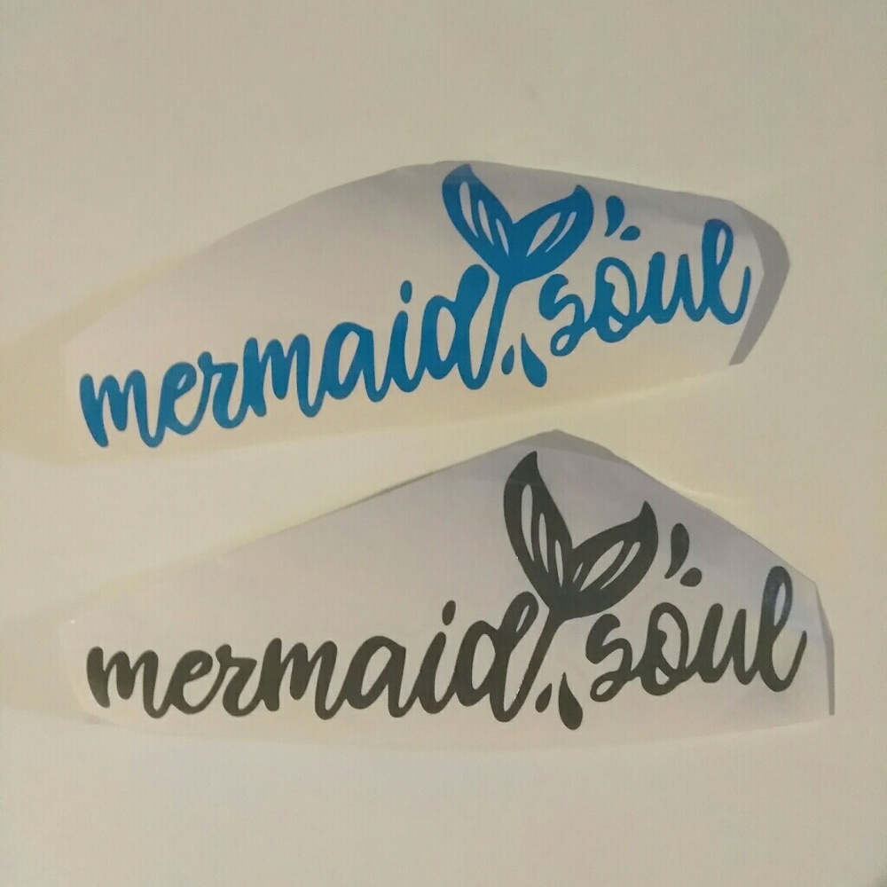 2 Mermaid Soul Vinyl Decals